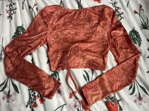 SheIn Long Sleeve Crop Top thumbnail 3