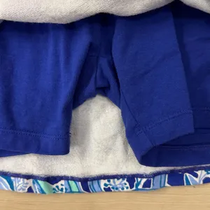 Lilly Pulitzer Blue Floral-Trim Mini Skort thumbnail 3