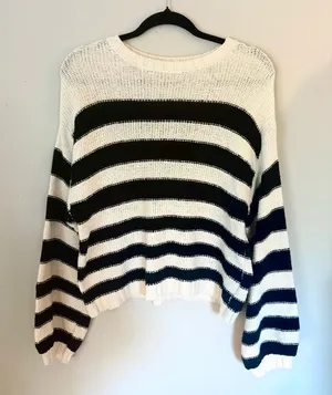 Billabong Striped Sweater Knit thumbnail 1