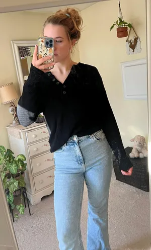 Aerie Henley Sweater thumbnail 1