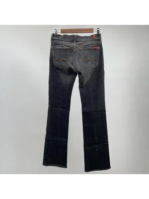 7 For all Mankind Double Stone Wash Bootcut Jeans Size 27 thumbnail 4