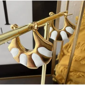 Gold Plated Stunning Egyptian Style Hoop Earrings stainless steel womens jewelry thumbnail 3