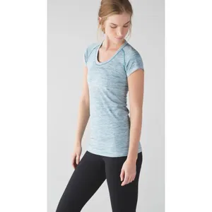 Lululemon Women's Swiftly Tech Short Sleeve‎ Scoop Heathered Tofino Teal Sz 8 thumbnail 2
