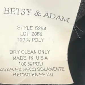 Betsy And Adam Women Maxi Gown 10 Black Lace Bodice Sleeveless Formal Evening‎ thumbnail 7