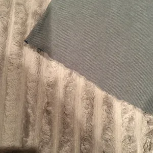 Aerie‎ Real Soft Ribbed Henley Tank Top Gray Size L Altered Raw Hem Crop thumbnail 5