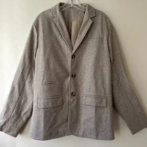 Unbranded Sz XL Wool Lined Blazer Jacket Coat‎ Pockets 3 Buttons Down thumbnail 1