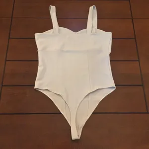Abercrombie & fitch cream bodysuit tank blouse xl thumbnail 4