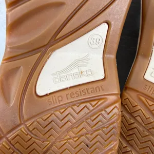 Dansko Brown Leather Clog Mules Womens‎ EU 39 US 8.5-9 Perforated Slip On thumbnail 10