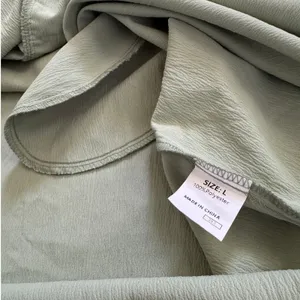 Sage Green Ruffle Sleeve Pintuck Mini Dress Pockets Boho‎ Cottagecore Size L thumbnail 8
