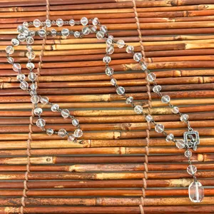 Silpada Silver and Clear Beaded Necklace thumbnail 5