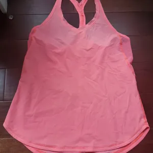 Lululemon athletica lightweight orange tank size 8 thumbnail 2