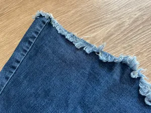 Vibrant Miu Blue Distressed Bell Bottoms Jeans thumbnail 3
