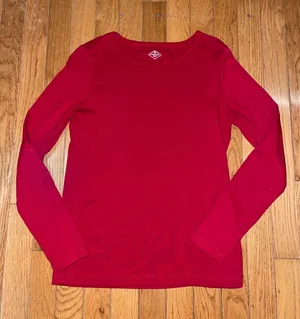 Red Long Sleeve Shirt thumbnail 1
