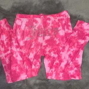 Juicy Couture Sweatpants Pink Tie Dye thumbnail 1