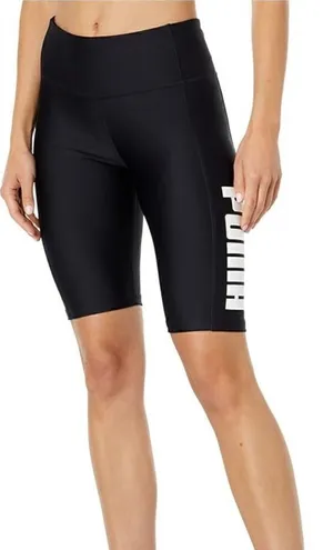 Puma 9 Inch Attitude Shorts Black Biker Shorts Women’s Medium thumbnail 1