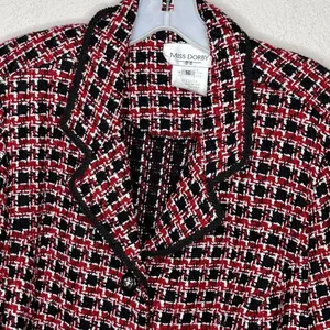 Vintage‎ Miss Dorby Blazer Black Size 16 thumbnail 5