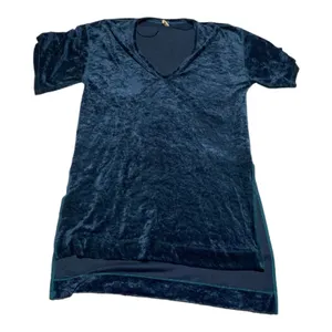 We the Free womens XS oversized velour tunic shirt dress cute casual holiday ant thumbnail 3