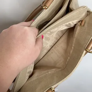Etienne Aigner woven‎ purse tan thumbnail 10