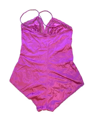 Vintage Coy Medium‎ Pink Bodysuit Made In USA CP thumbnail 1