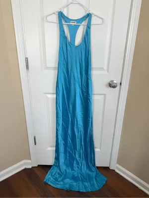 Staud Juanita Dress in Pool 6 thumbnail 3
