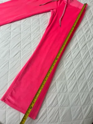 Aerie Velour Tracksuit Set Pink Y2K Lounge Pants Hoodie Coquette Barbiecore S thumbnail 11