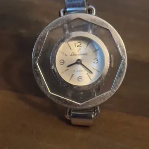 Vintage Lausanne 17 jewels silver hexagon watch thumbnail 6