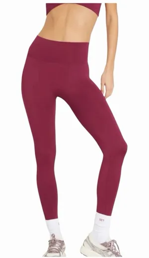 SET Active SculptFlex Leggings Wildberry High Rise Seamless Compression NWOT SM thumbnail 1