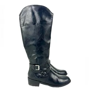 NIB - St. John’s Bay Black Riding Boots | Tall Classic Everyday Boots | Size 8.5 thumbnail 2