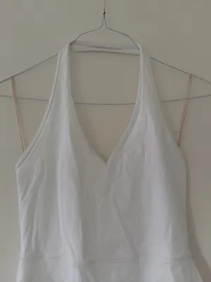 Aritzia Wilfred Free LIFE Whistle Dress in White Size Large Preppy Tennis Prep thumbnail 4