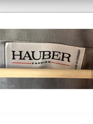 Hauber Wool/Angora Blend Coat Large Gray thumbnail 8