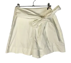 J. Crew White Tie‎ Waist Short 6 thumbnail 1