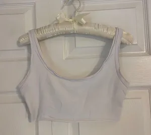 white cropped tank top Size XS thumbnail 1