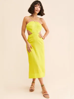 Farm Rio Monstera Midi Dress thumbnail 3