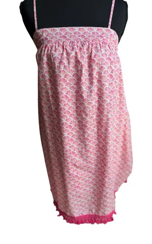Vineyard Vines Pink Cotton Tassel Sundress XS Beach Coastal Summer thumbnail 1