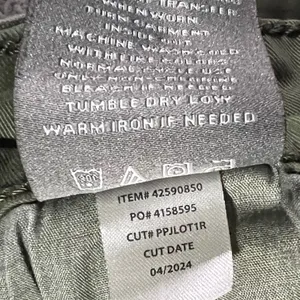 Torrid‎ Wide Leg Crop Pants Womens 20R Olive Green High Rise Stretch Cotton thumbnail 6
