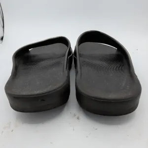 Oofos‎ Ooahh Luxe Recovery Slides Metallic Gunmetal Black Mens 8 Womens 10 EU 41 thumbnail 5