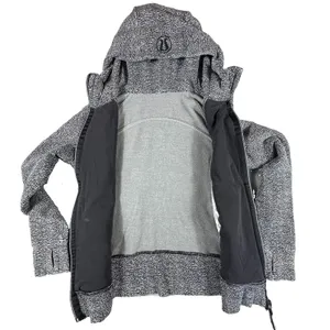 Lululemon Scuba Hoodie Splatter White Black Full Zip Sweatshirt Womens Sz. 8 thumbnail 6