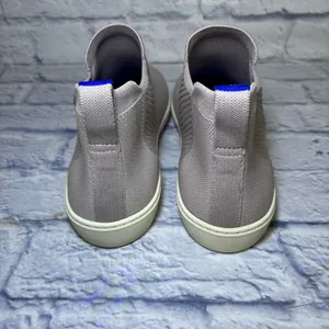 Rothy’s Women’s Chelsea Sneakers Boots Size 11.5 Lilac Gray Knit Comfortable thumbnail 6
