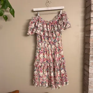 BTFL-LIFE Off Shoulder Ruffle Embroidered Dress‎ thumbnail 5