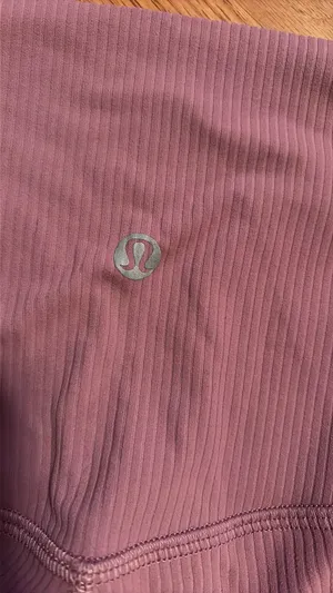 Lululemon Leggings pink ribbed  thumbnail 4
