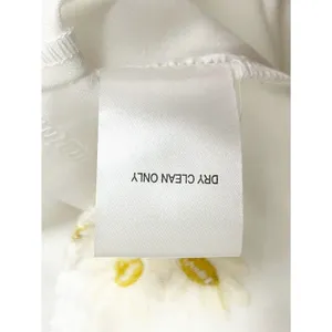 Altar’d State Daisy Embroidered Babydoll Mini Dress White Puff Sleeve Sz Medium thumbnail 10