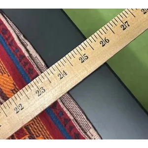 Womens Southwestern Aztec Print Long Sleeve Crew Neck Top Burgundy‎ Orange Small thumbnail 8