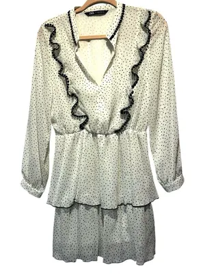 Zara‎ size m polka dot dress thumbnail 1