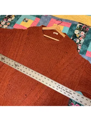 POL Boutique $79 Woman’s L Cable Chunky Knit Sweater Size L Cozy Style: FST296 thumbnail 9