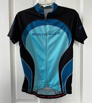 Bontrager Blue and Gray Bike Jersey thumbnail 1