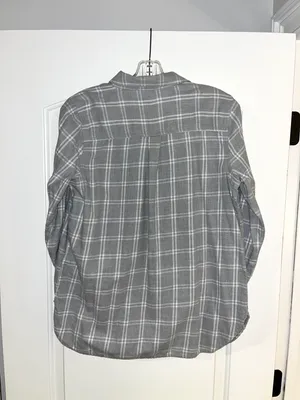 Gray Patterned Flannel thumbnail 3