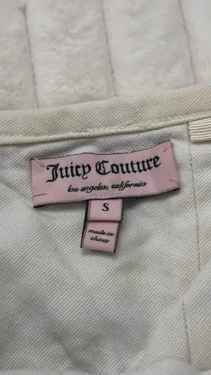 Juicy Couture Y2K Sporty Strapless Bustier Top Dress Sz Sm thumbnail 2