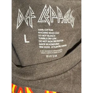 Def Leppard Large Adrenalize Graphic Tee 100% Cotton Album Art Band Shirt thumbnail 5