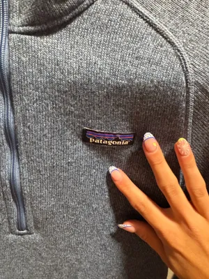 Blue Patagonia Half-Zip Pullover thumbnail 3