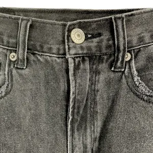 American Eagle | Size 00 XXS | Mom Jeans High Rise Distressed Ripped Faded Black thumbnail 4